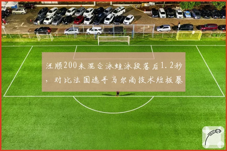 汪顺200米混合泳蛙泳段落后1.2秒,对比法国选手马尔尚技术短板暴露